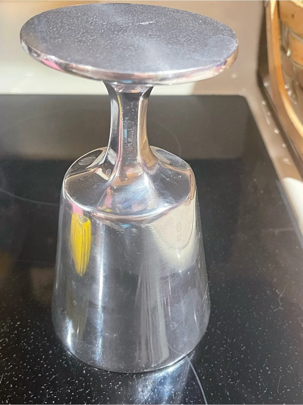 Vintage Pewter Goblet / Chalice; Pre-Owned Silver perfect gift collectibles